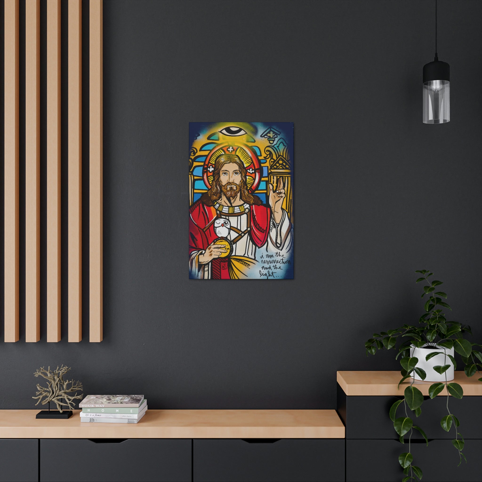 I am the Resurrection, and the Light - Lebo Gallery Wrapped Canvas